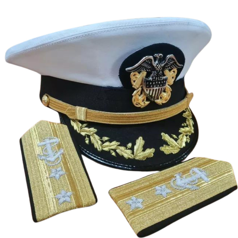 Us Navy Officer Visor Cap, US Navy Commander captain Rank Cap In All Sizes