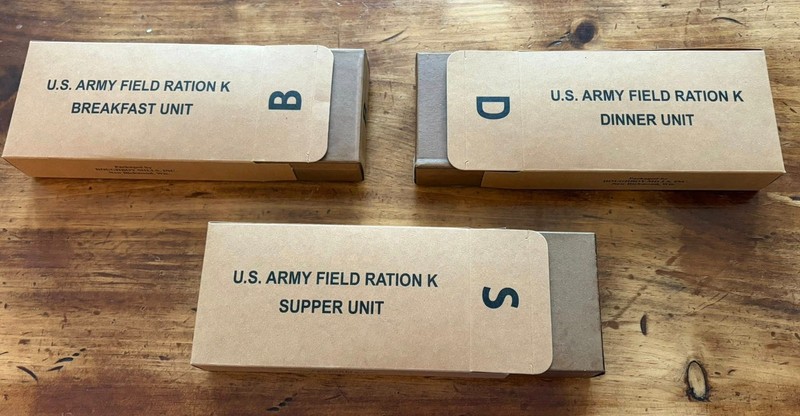 WWII US Army Early War K Ration Reproduction With Edible Contents - Your Choice! gallery
