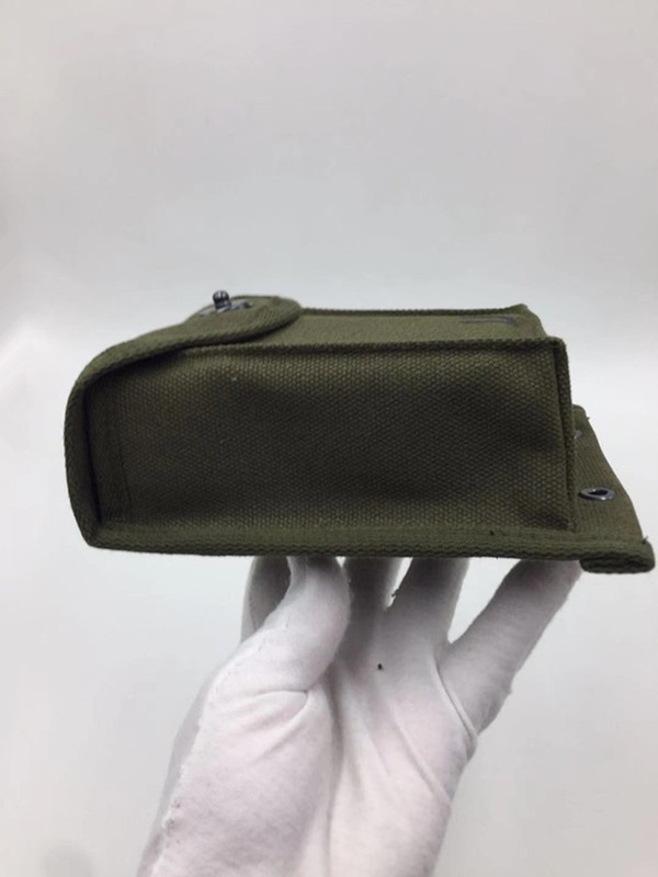 Reproduction The Korean War US Army 30RD M14 CARBINE Army Green Canvas Pouch gallery