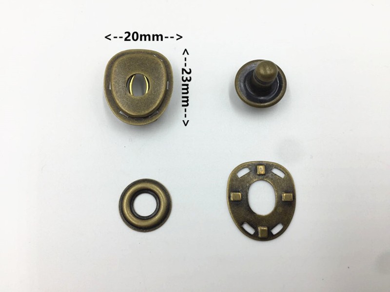 US lift the dot lift a dot fastener old gold 1 Complete set Lot of 4pcs