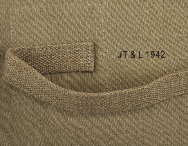 WORLD WAR 2 M1 GARAND FLEECE LINED CANVAS CASE Khaki Color Marked JT&L 1942 gallery