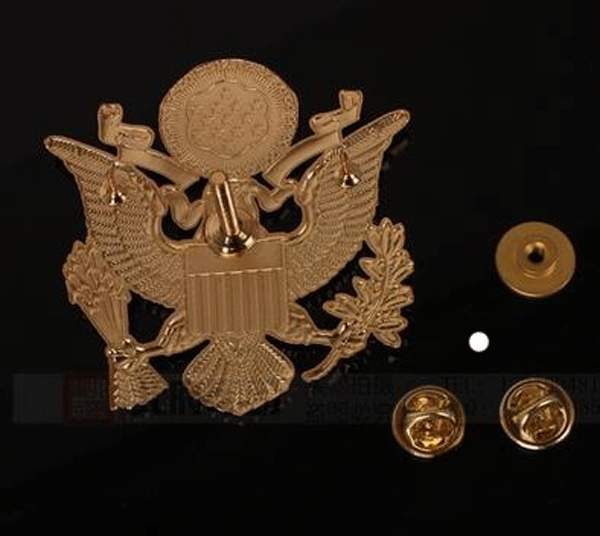 WWII US Army Officer Cap Eagle Badge Insignia-US111 gallery
