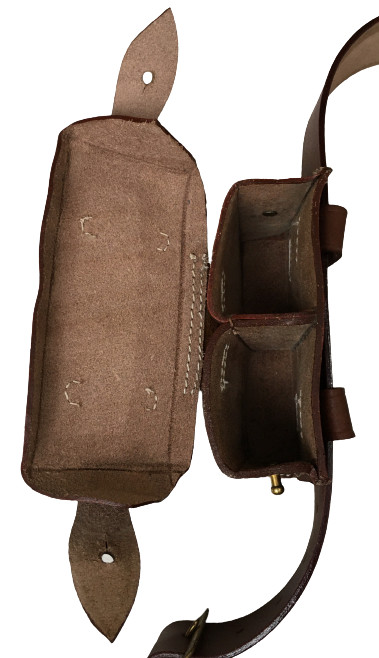 WWII Japanese ARISKA RIFLE COMBAT BELT, AMMO POUCHES & FROG SET gallery