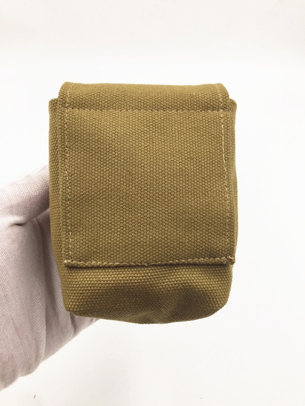 WW2 WWII US Army M1 RIGGER POUCH Garand Ammo Bag Mag Pouch Canvas KHAKI gallery