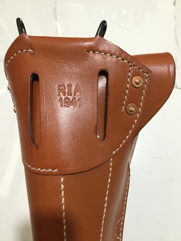 WWII Model 1916 Leather Holster for Colt M1911 .45 pistol 45 auto, ACP NEW gallery
