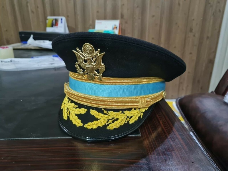 WWII US Army Infantry Officer’s Dress Blue Visor Cap