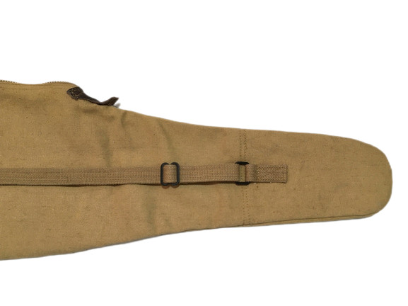 U.S. WWII Reproduction M1 Carbine Canvas Carry Case Marked U.S. - Khaki Color gallery