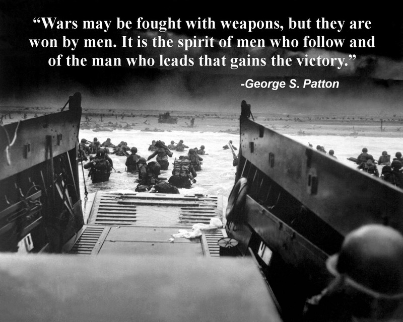 George S. Patton “wars” Quote World War 2 WWII Normandy D-Day 8 x 10 Photo b1