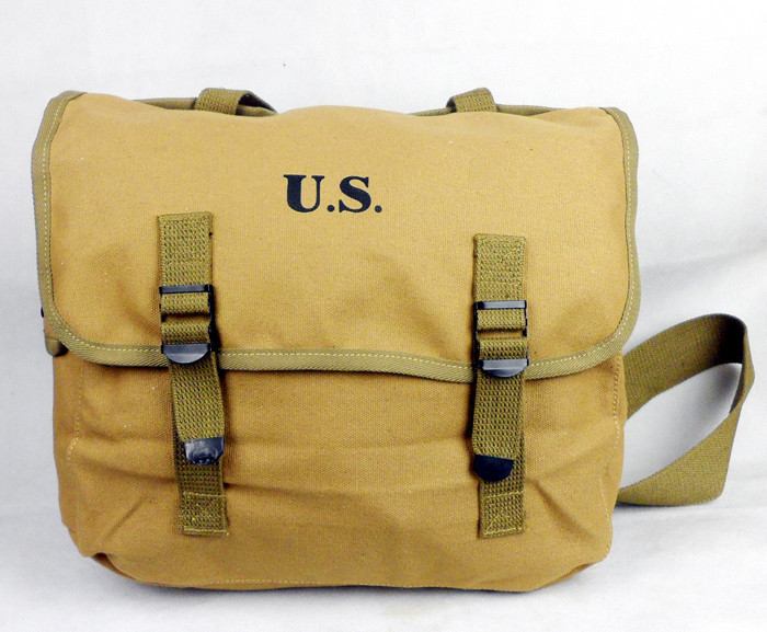 WWII US Army M1936 Field Bag Carrying Bag Haversack US Military Canvas Pack gallery