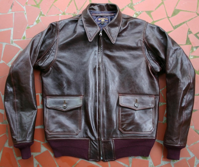 MONARCH USN WW-2 REPRO AN-J-3, M-422, G-1 HORSE HIDE LEATHER FLIGHT JACKET BUILD gallery