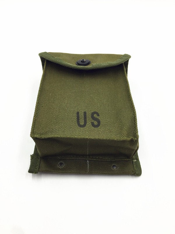 Reproduction The Korean War US Army 30RD M14 CARBINE Army Green Canvas Pouch gallery