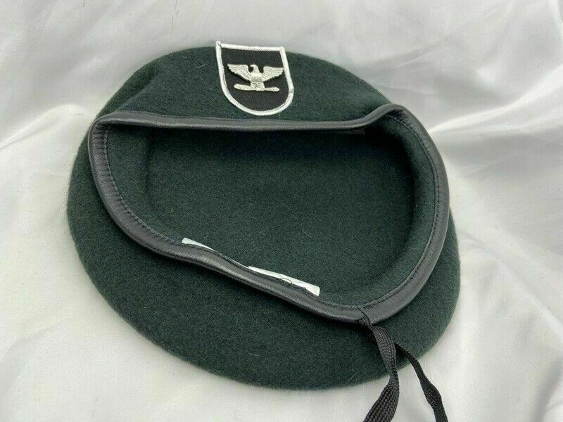 7-1/4 US ARMY 5TH SPECIAL FORCES GROUP BLACKISH GREEN Colonel BERET CAP HAT gallery