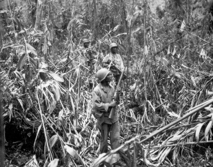 US 93rd Infantry Division Numa-Numa Trail 8″x 10″ World War II 2 WW2 Photo 453