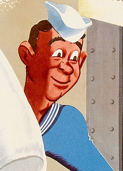 1945 “Taking VD Home Too, Sailor?” Vintage Style WW2 Health Poster - 24x36 gallery