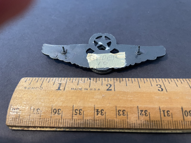 Reproduction WW II Pilot's Badge? gallery