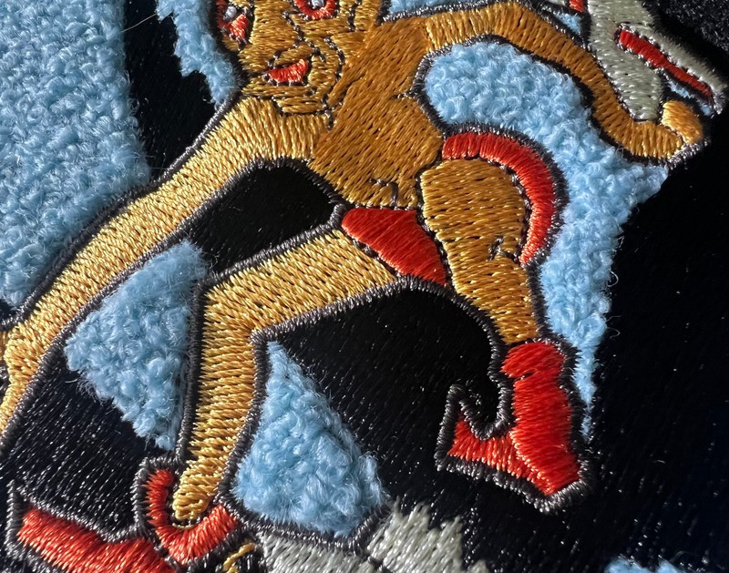 USAAF 339TH FIGHTER SQUADRON 5 INCH SQUADRON PATCH- CHINILLE gallery