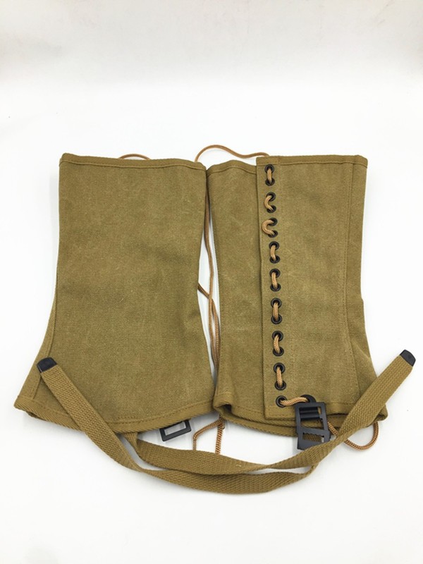 WW2 US ARMY U.S.M.C GAITERS MILITARY UNIFORM LEGGINGS PUTTE CANVAS SPATS