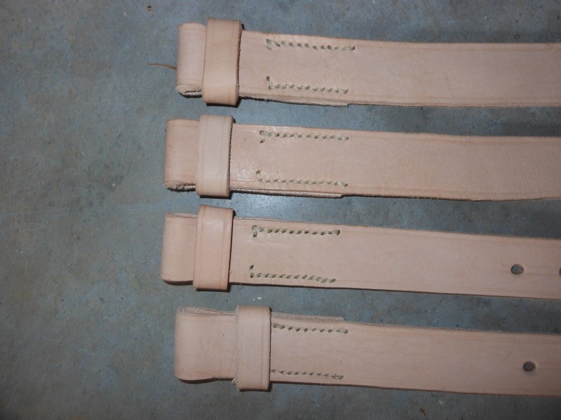 M3A4 Handcart Leather Straps for Cart with M1917A1, made in Alabama gallery
