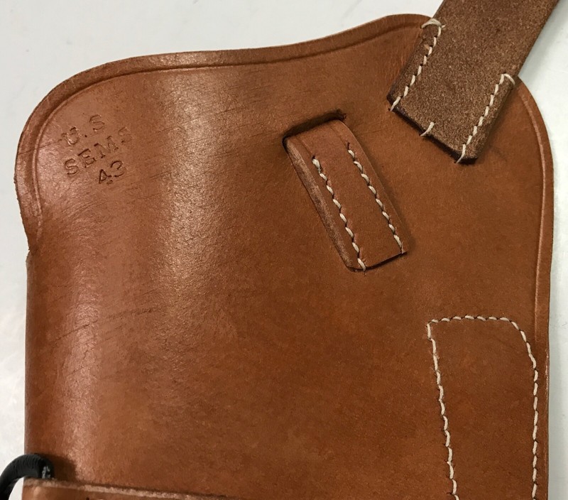WWII US .45 PISTOL M3 SHOULDER HOLSTER-NATURAL BROWN gallery