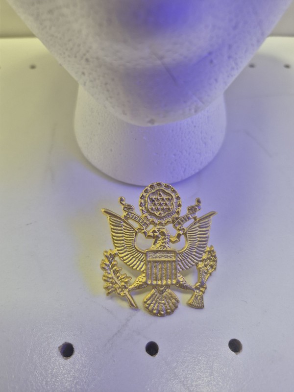Cockpit USA U.S. WWII Officer Visor Crush Cap Size Medium 7 1/8 US Beautiful gallery
