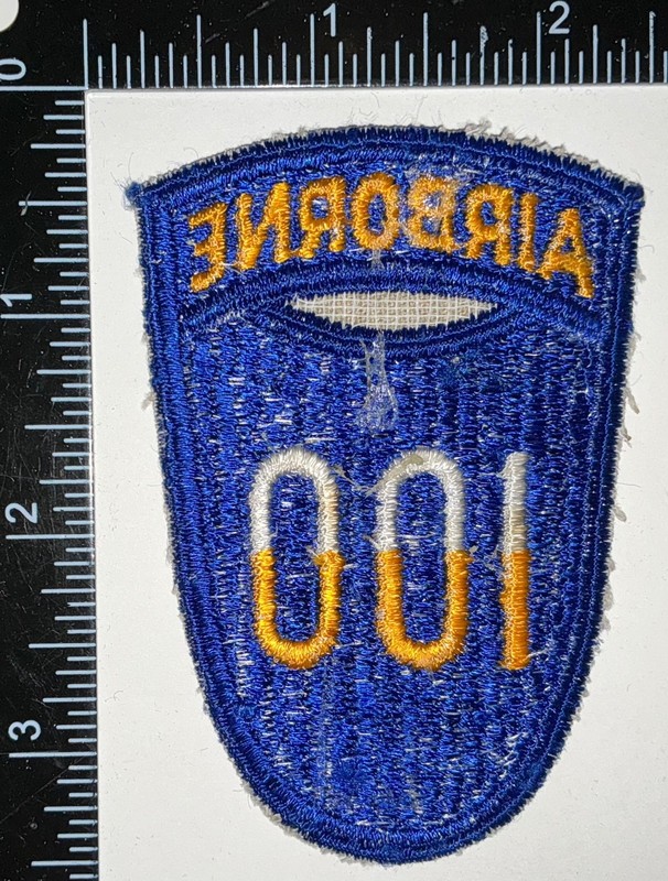 REPRODUCTION Post WWII US Army 100th Infantry Division Airborne Patch gallery