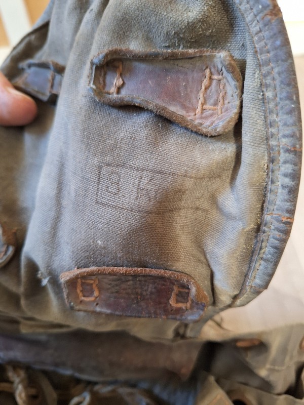 Equipment mountain troops backpack Wehrmacht 2. WWII with stamp 3. Comp. gallery