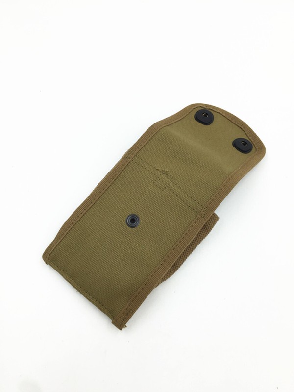 WWII WW2 US ARMY U.S. 1911 PISTOL DOUBLE MAGAZINE AMMO POUCH gallery