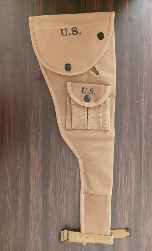 M1 Carbine Canvas Paratrooper Jump Case with Magazine Pouch Marked SEMS 1942