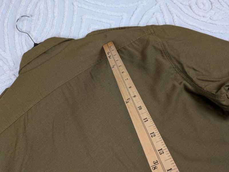 Reproduction WHAT PRICE GLORY WW2 Army Wool Field Shirt Mens XXL 19x36 100% Wool gallery