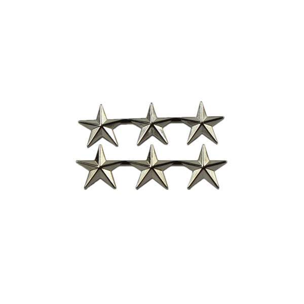 WW2 Pair Of WW2 US Army Officer 3 Star Lieutenant General Rank Badges Pin – US11