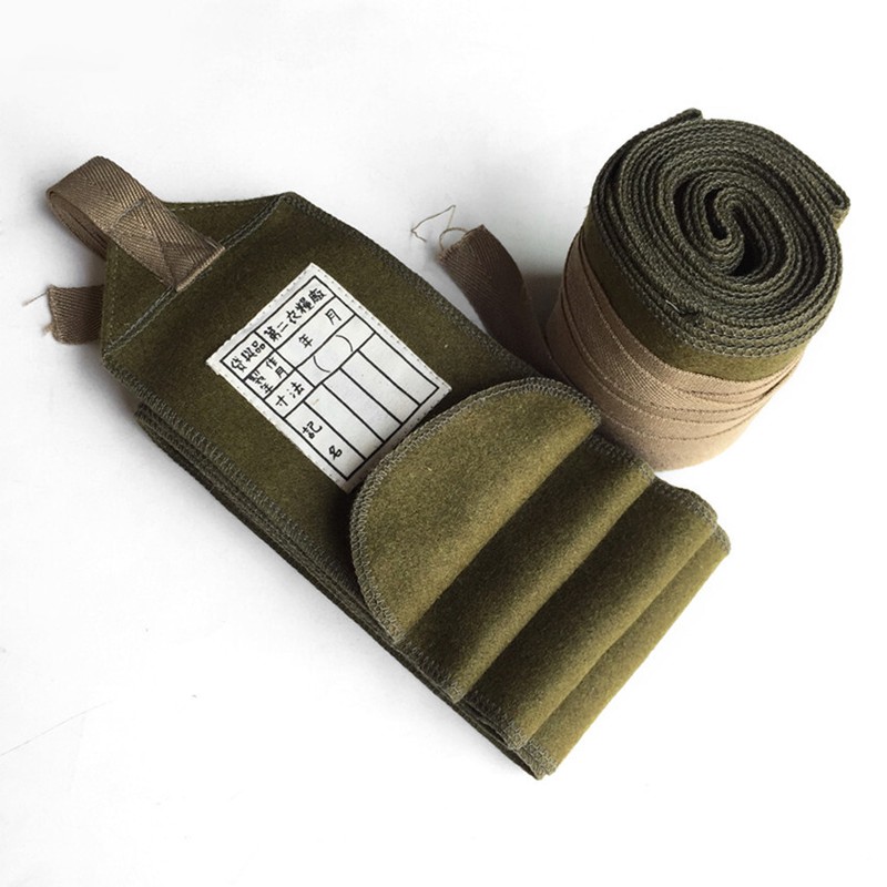 WW2 Japanese Army Soldier Green Woolen Leggings Puttee Of MILITARY War Reenactme gallery