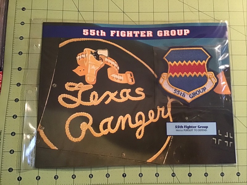 Willabee & Ward Emblems Of Air War WWII Patch 55th Fighter Group + Info Card gallery