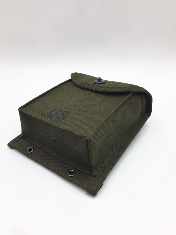 Reproduction The Korean War US Army 30RD M14 CARBINE Army Green Canvas Pouch gallery