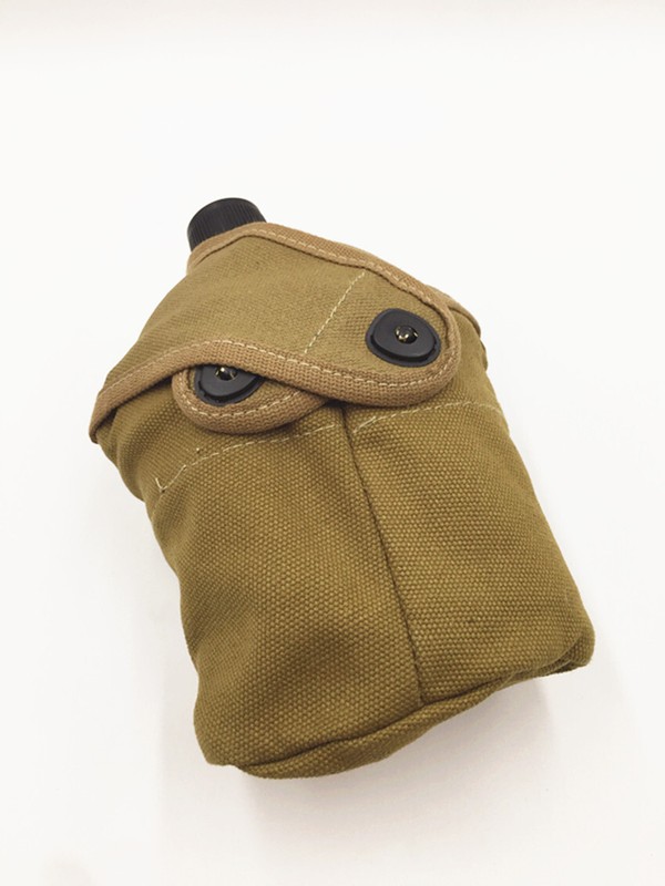 WW2 US ARMY MILITARY USMC CANTEEN 2ND PATTERN WITH COVER OUTDOOR KETTLE gallery