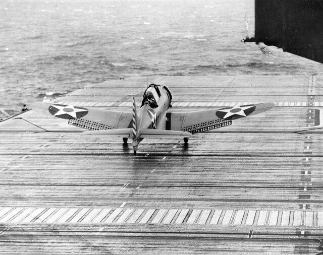 WW2 WWII Photo USS Enterprise SBD Dauntless Midway USN World War Two US Navy