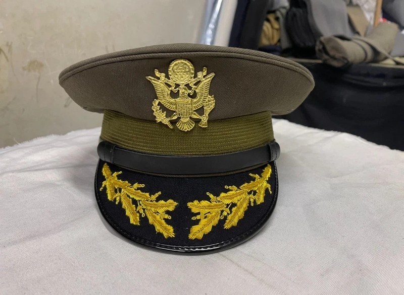 WW2 US American USAAF Army Military General Officers Crusher Visor Hat Cap