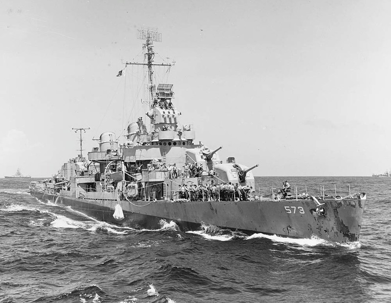 WW2 WWII Photo US Navy Destroyer USS Harrison DD-573 USN World War Two / 7230