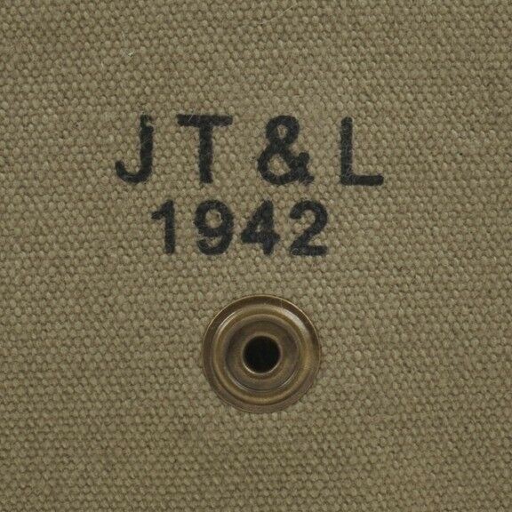 WW2 .30 M1 CARBINE SLING OILER BUTTSTOCK POUCH & FLEECE CASE KHAKI Dated 1942 gallery