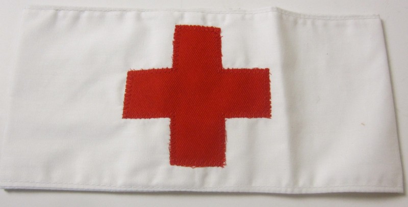 WWII US AIRBORNE PARATROOPER MEDIC SLEEVE ARM BRASSARD