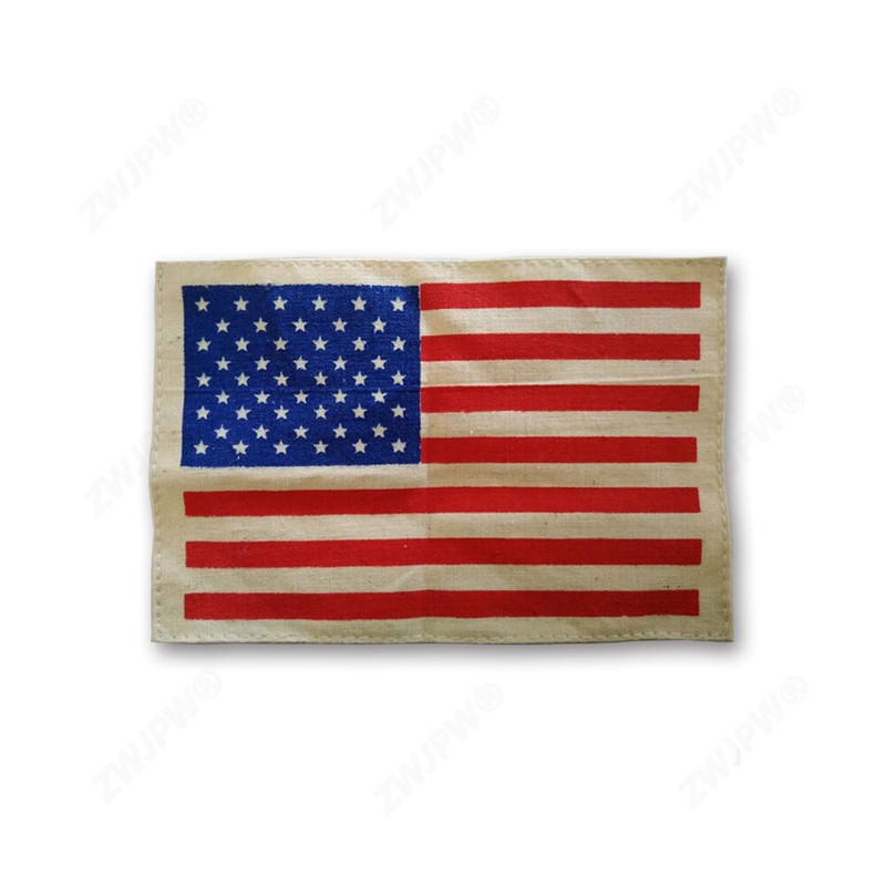 Post-WWII US Army Airborne Flag 50 Star Cloth Jacket Armband gallery
