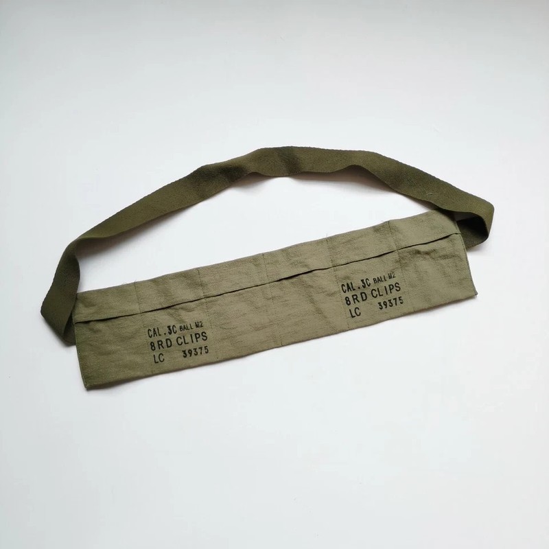 US M1 Garand Cartridge Cal.30 Ball M2 8rd Clips Pouch Shoulde Strap gallery