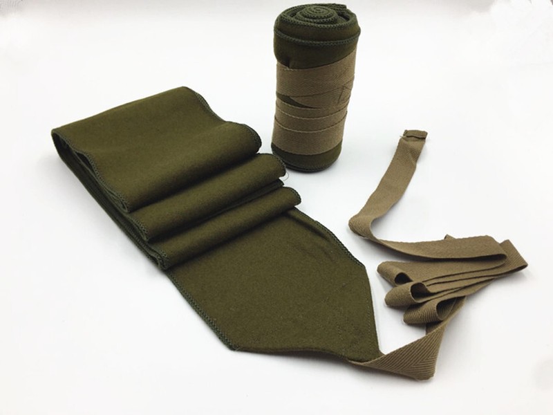 WW2 Japanese Army Soldier Green Woolen Leggings Puttee Of MILITARY War Reenactme gallery