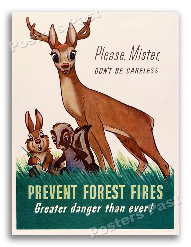 1943 “Please, Mister, Don't Be Careless” Vintage Style WW2 Poster - 24x32