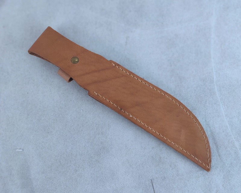 WW2 US NAVY PARRIS SHEATH KNIFE KNIFE BROWN LEATHER SCABBARD COVER -chho981 gallery