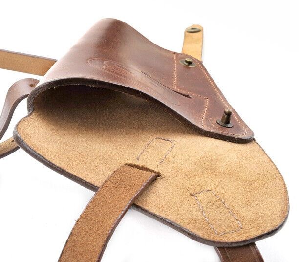 US WW2 M3 Colt 1911 45 Shoulder Holster Premium Drum Dyed Leather marked JT&L 43 gallery