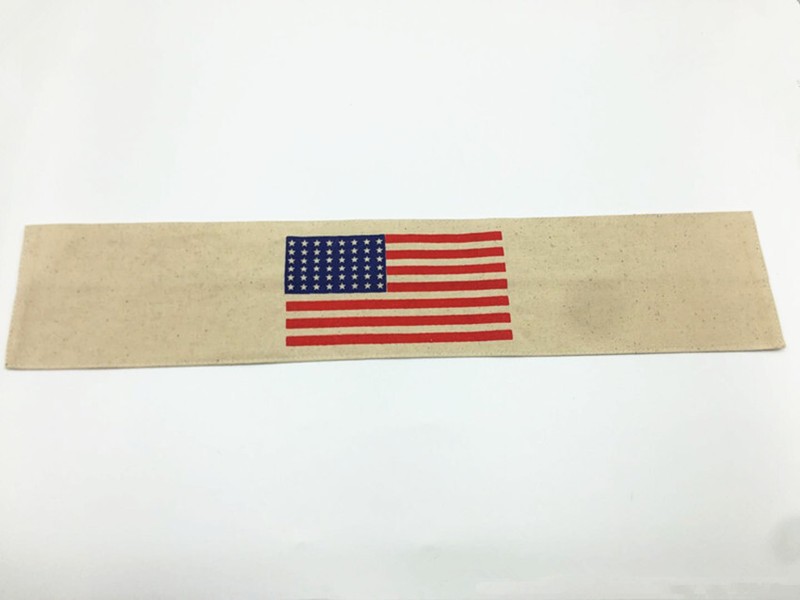 WW2 US ARMY AIRBORNE/PARATROOPER 48 STAR AMERICAN FLAG ARM BAND
