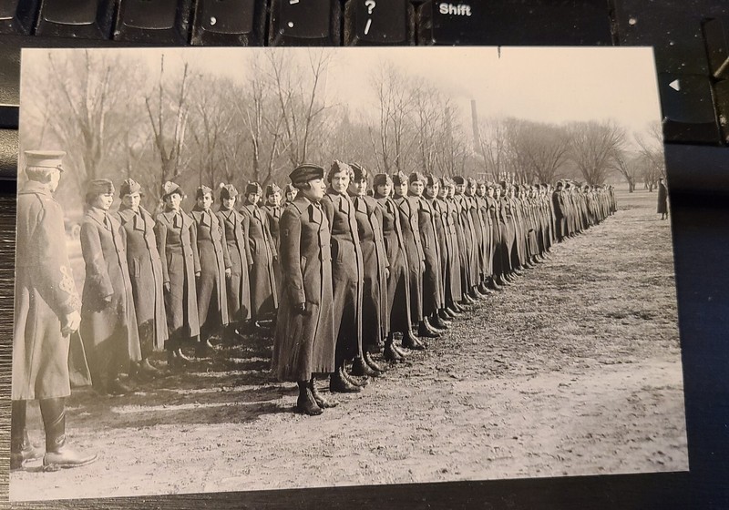 JULY 1919 photo of WMs female Marines in Quantico rp from original 7×10 USMC