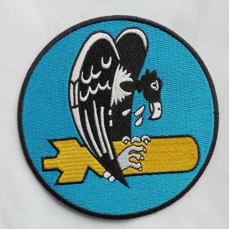 WW2 USAF 740th Bombardment Squadron Patch Embroidered Jacket Patch 4.4''