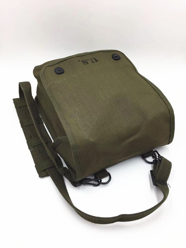US Map Case Shoulder Bag Canvas Olive Green WW2 Reproduction gallery