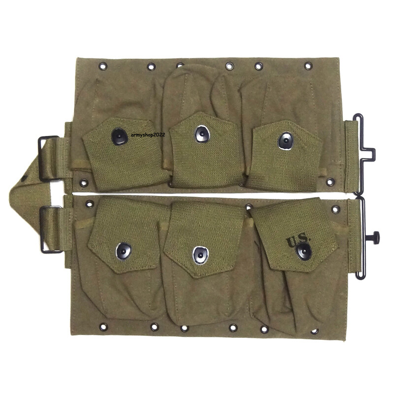 Military WWII US Army Paratrooper Infantry Bar Equipment Belt Pouch gallery